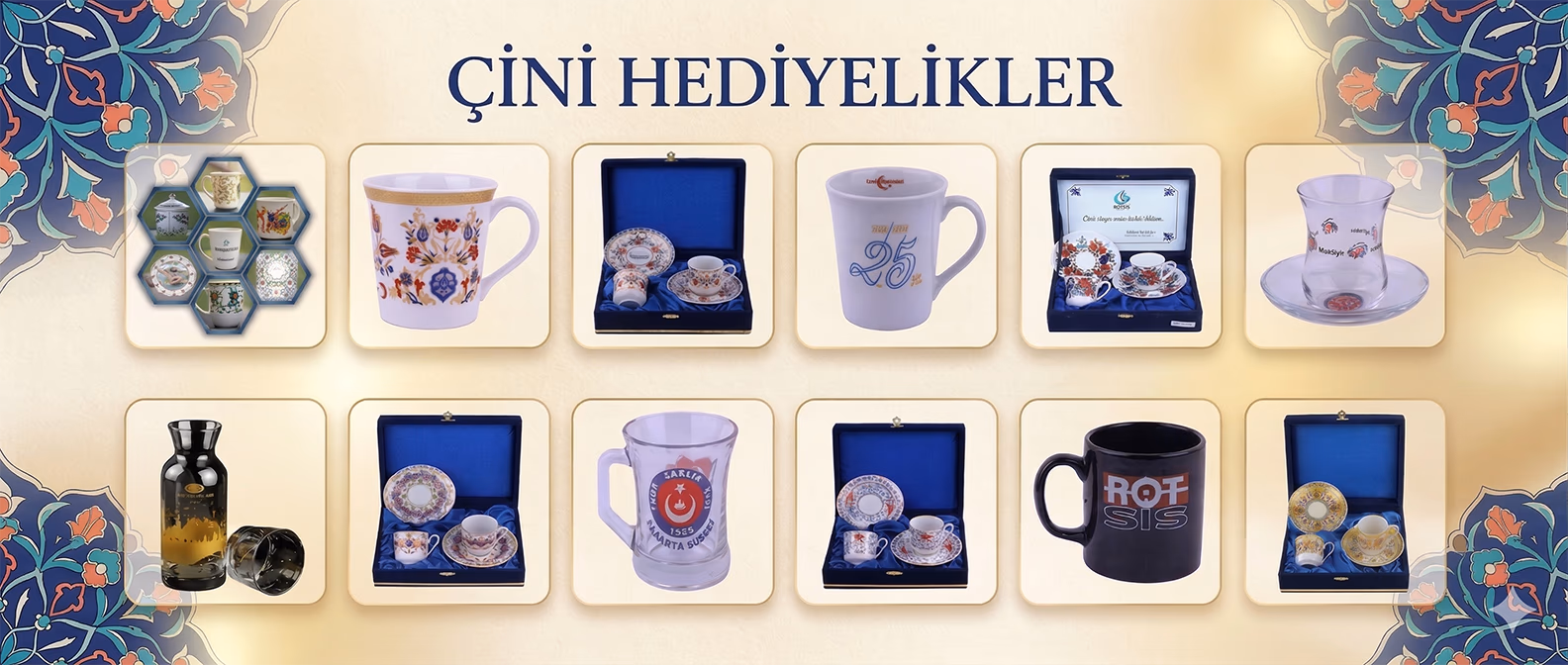 Çini Hediyelikler - Kurumsal hediye seçenekleri