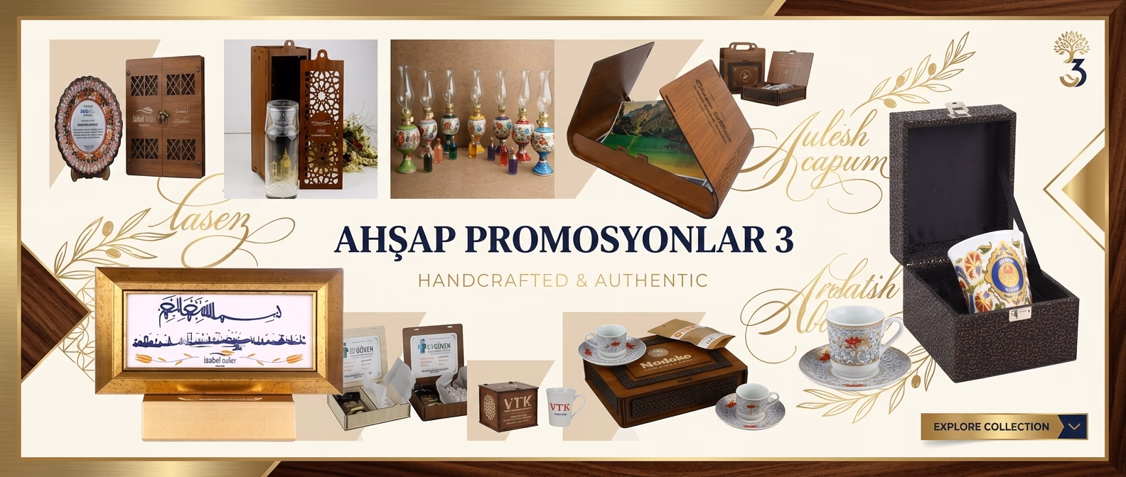 Ahşap Promosyon Hediyelik Ürünler