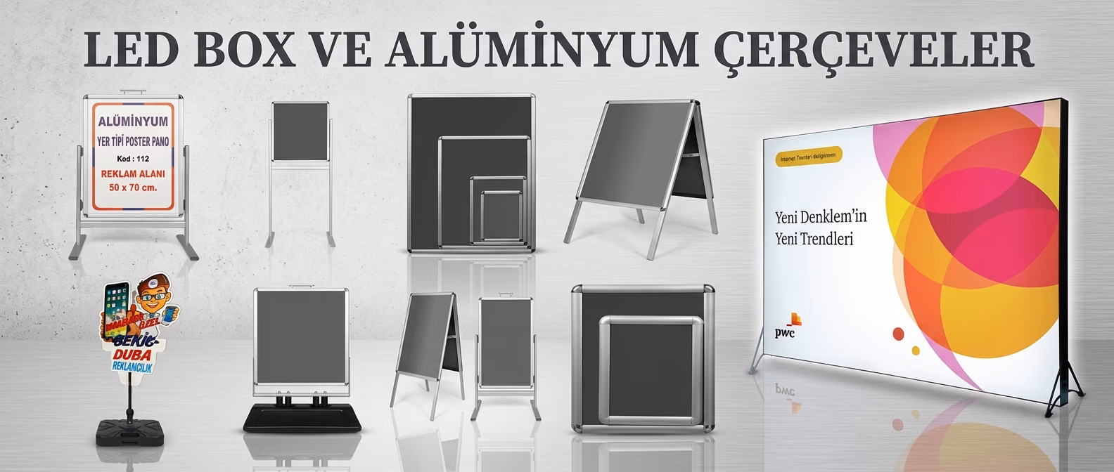 LED Box Işıklı Reklam Ürünleri